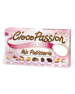 CONFETTI CRISPO CIOCOPASSION MIX PATISSERIE ROSA 400GR