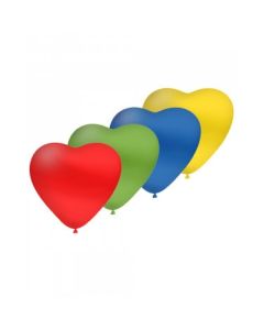 PALLONCINI IN LATTICE A FORMA DI CUORE 12CM/5"