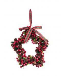 PENDAGLIO STELLA ROSSO 31X30H    0970928