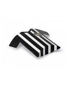 SCATOLINE MAGLIE DA CALCIO BIANCO NERE 6 PZ