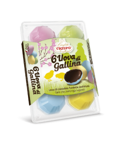 CONFEZIONE 6 UOVA DI GALLINA COLORATE 