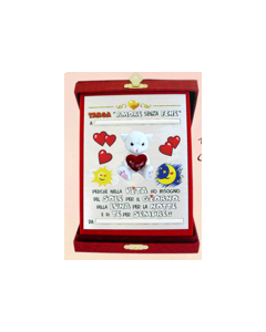 TARGA AMOREVOLE CON FRASE 2 LV