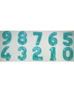 PALLONCINO MYLAR OLOGRAFICO GLITTER NUMERO "5" 1MT