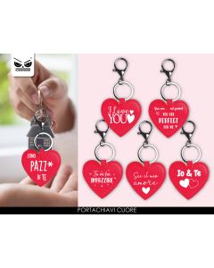 PORTACHIAVI HEART MOOD LV