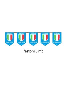 FESTONE SCUDETTO NAPOLI 5MT