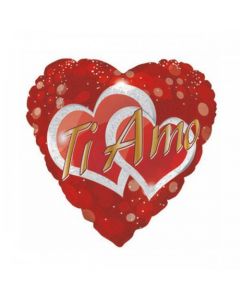 PALLONCINO MYLAR CUORE TI AMO LV
