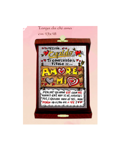 TARGA AMOREVOLE "DA CHI AMA" LV