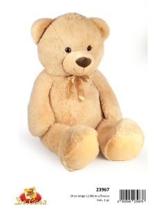 PELUCHE ORSO BEIGE 130CM