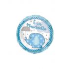 FOIL ELEFANTINO CELESTE "E' UN MASCHIETTO" 18"
