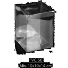 SCATOLINA PORTACONFETTI IN PVC50 10x10x14CM PZ.10