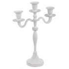 CANDELABRO NORAH 3FUOCHI BIANCO H33