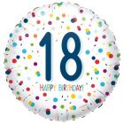 PALLONCINO MYLAR 18 HAPPY BIRTHDAY 18inch