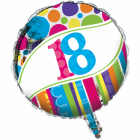 PALLONCINO MYLAR TONDO 18 MULTICOLOR