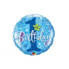 PALLONCINO MYLAR 1° COMPLEANNO CELESTE