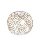 PORTA CANDELA IRIDESCENTE