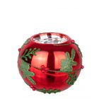 PORTA CANDELA BERRIES ROSSO 