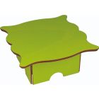 ALZATINA IN LEGNO VERDE SCURO