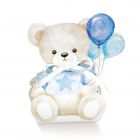 SCATOLINE BABY ORSETTO PALLONCINI AZZURRO PZ.10