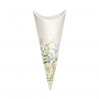 SCATOLINA CONO BIANCO BOTANIC 19CM PZ.10