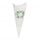 SCATOLINA CONO BIANCO GREEN LOVE 19CM PZ.10