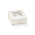 SCATOLINA SETA BIANCA CON DIVISORIO 100x100x40MM PZ.10
