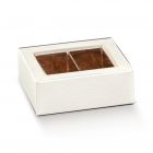 SCATOLINA CON DIVISORI BIANCO 60mmx50mmx 30 mm  10pz
