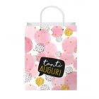 SHOPPER MUSICALE TANTI AUGURI ROSA 15-066