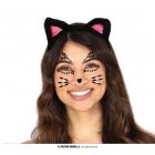 GIOIELLI ADESIVI NERI DA GATTINA PER VISO