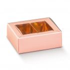 SCATOLINE PICCOLE QUADRETTO CON FASCETTA E DIVISORI LINO CIPRIA 60x50x30mm PZ.10