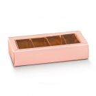 SCATOLINE QUADRETTO CON FASCETTA E DIVISORI LINO CIPRIA 12x5x3cm  PZ.10