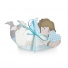 SCATOLINE ANGIOLETTO CELESTE SDRAIATO 6x4x10cm PZ.10 17450C