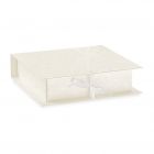 SCATOLINA PORTACONFETTI BIANCO HARMONY 145x145 x40 mm 10PZ