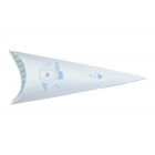 SCATOLINA CONO BALLOON AZZURRO 19cm PZ.10    17812C