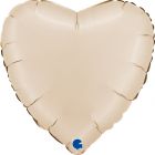 CUORE MYLAR 18" SATIN CREAM