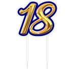 CAKE TOPPER PLEX 18 BLU ORO DF