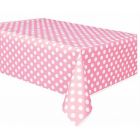 TOVAGLIA IN PVC POIS ROSA
