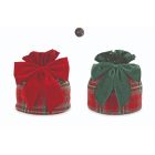 SACCOCCIO FIOCCO ROSSO E VERDE