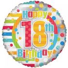 PALLONCINO MYLAR TONDO 18 MULTICOLOR