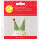 CUPCAKE TOPPERS ALBERELLI DI NATALE PZ.12