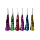 TROMBETTE HAPPY NEW YEAR GLITTER MULTICOLOR PZ. 6