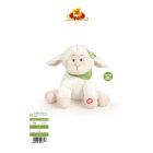 PELUCHE PECORELLA CON FOULARD E FIORELLINO