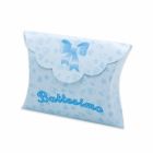 SCATOLINE BATTESIMO BABY CELESTE 10x8x3cm PZ.25