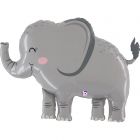 PALLONCINO MYLAR SUPERSHAPE JUNGLE ELEPHANT