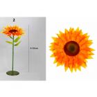FIORE ARTIFICIALE GIRASOLE CON STELO H CM 130