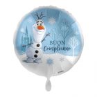 PALLONCINO DF MYLAR 18" BUON COMPLEANNO OLAF