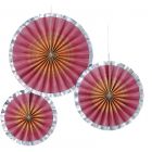 GHIRLANDE DECORATIVE A FORMA DI ROSE ROSA GOLD OMBRE