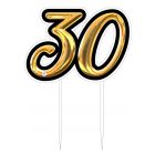 CAKE TOPPER PLEX 30 NERO ORO DF