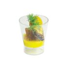 12 BICCHIERINI CONICI FINGER FOOD IN PLASTICA TRASPARENTI 74010