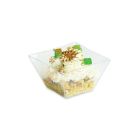 12 COPPETTE QUADRATE FINGER FOOD IN PLASTICA TRASPARENTI 74035