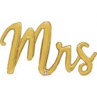 SCRITTA SUPERSHAPE MYLAR "MRS"